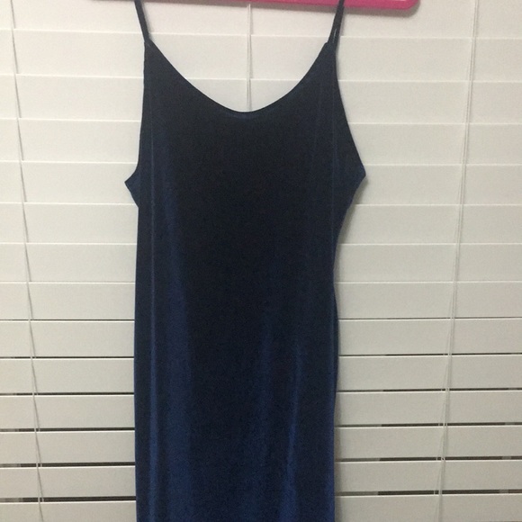Fashion Nova Dresses & Skirts - Blue Velvet Dress